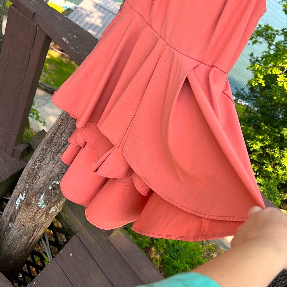 Dark Peach Romper Dress - Size M - Picture 6 of 6